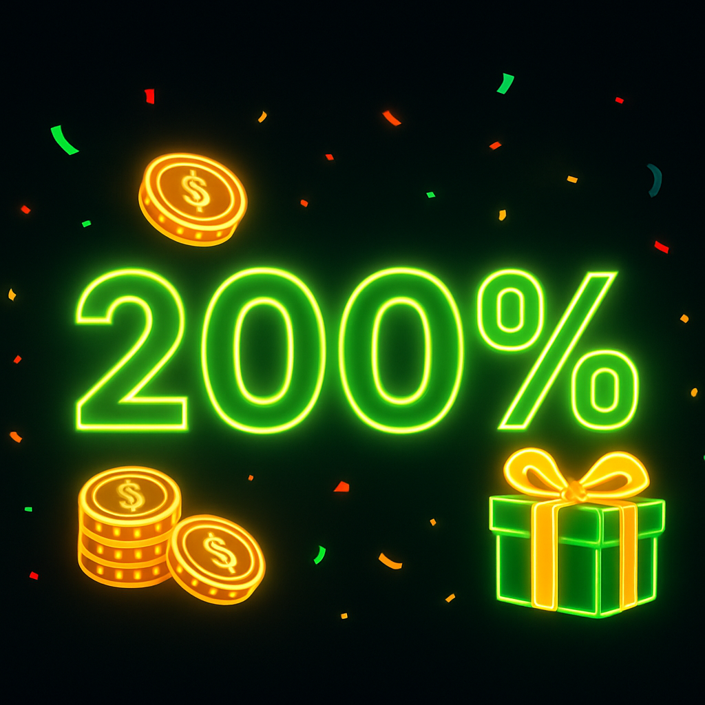 Приветственный бонус 200% Jetton Games